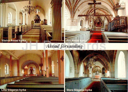 Alstad forsamling - Kyrka - église - multiview - 15318 - Suède - inutilisé 