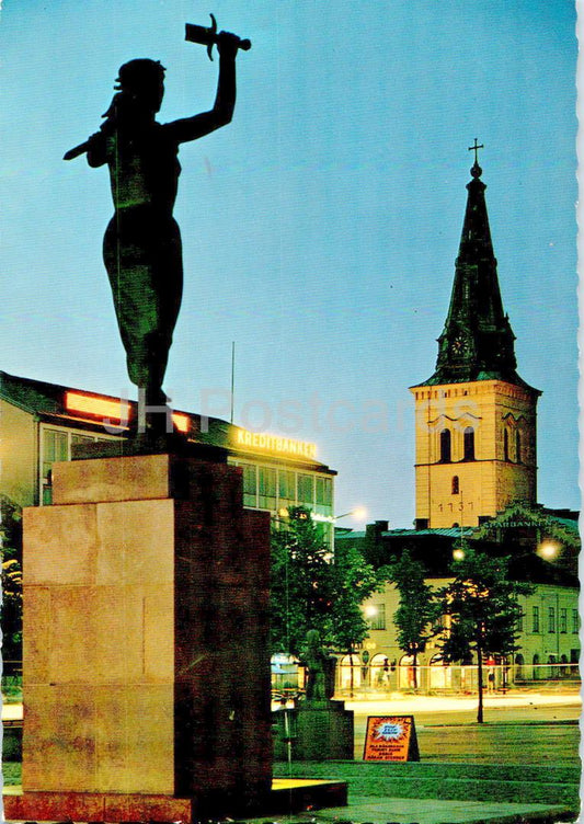 Karlstad - Domkyrkan - cathédrale - K 5/6 - Suède - occasion 