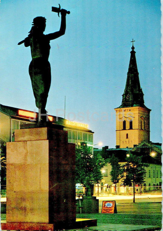 Karlstad - Domkyrkan - cathedral - K 5/6 - Sweden - used