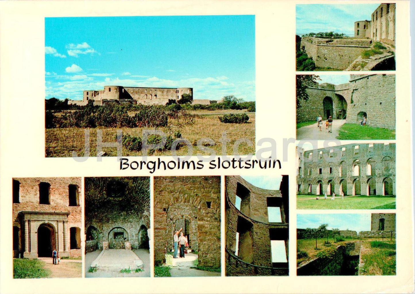 Borgholms slottsruin - Borgholm - castle ruins - multiview - 377 - Sweden - used