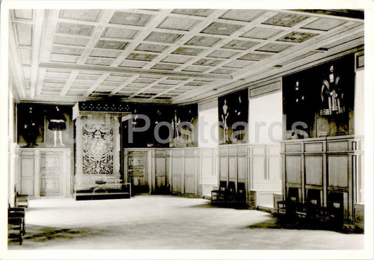 Gripsholms Slott - Rikssalen - Gripsholm - Die Nationalhalle - Schloss - alte Postkarte - Schweden - unbenutzt 