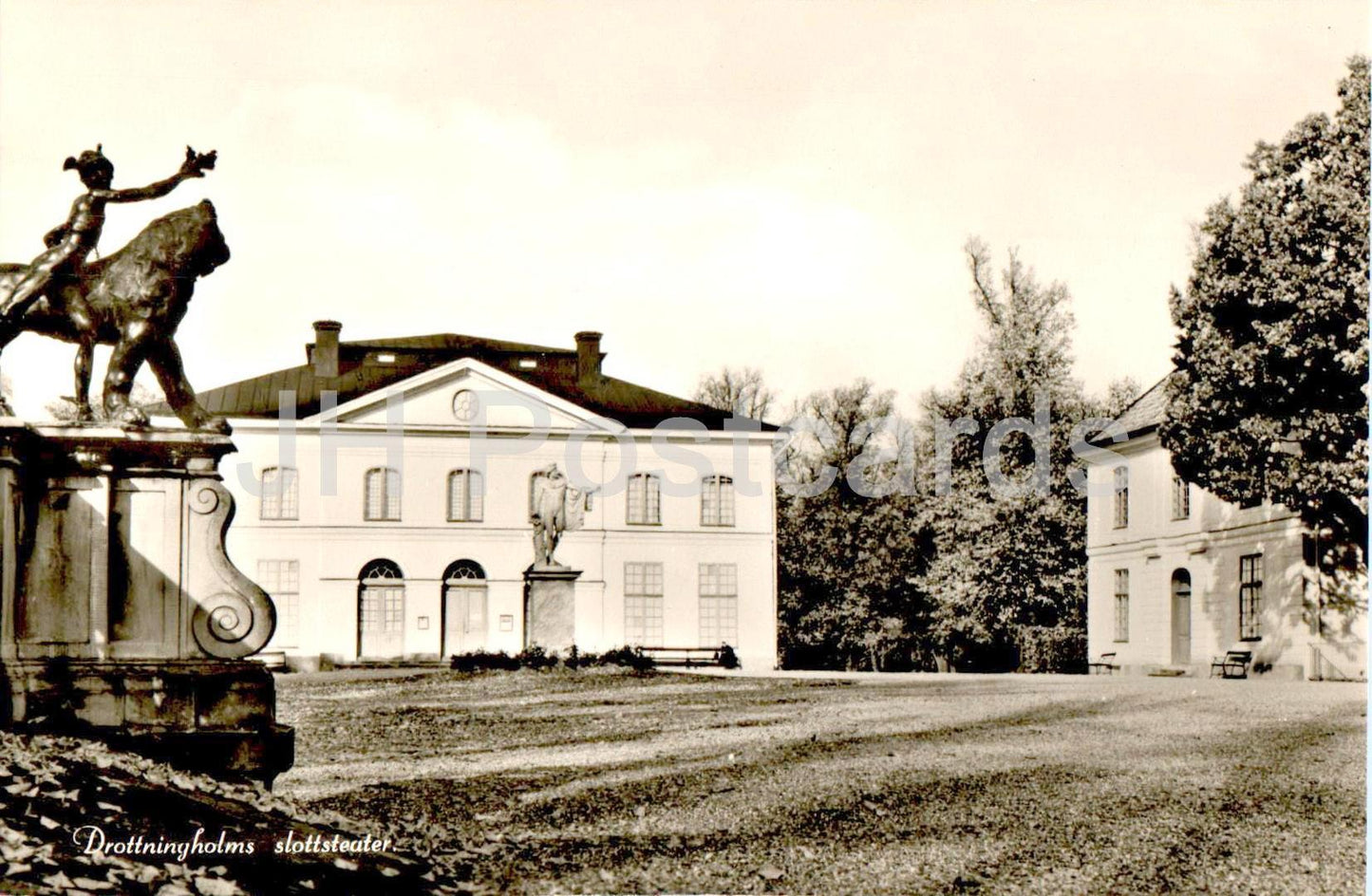 Drottningholms slottsteater - Drottningholm - castle - theatre - 6001/1 - old postcard - Sweden - unused