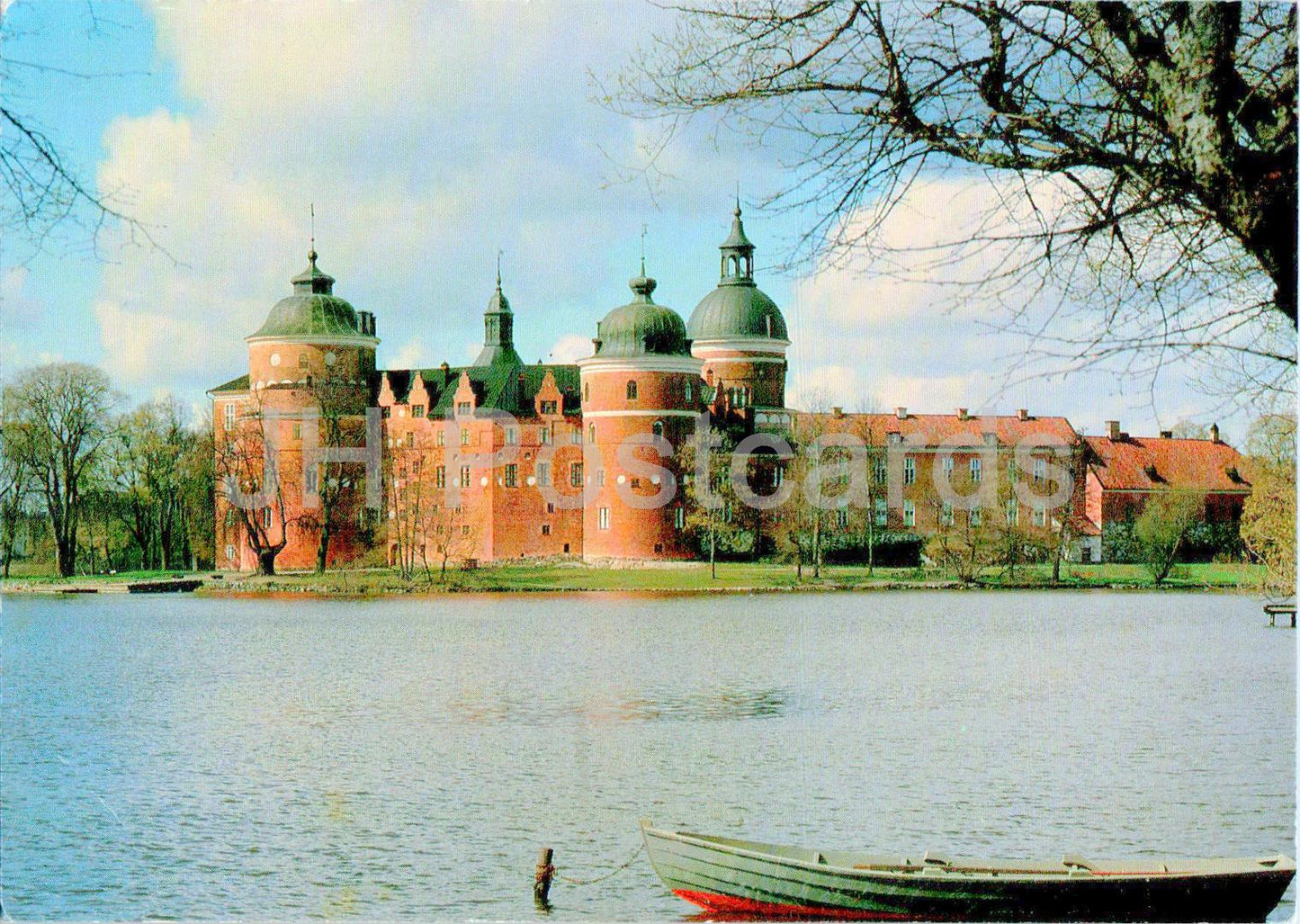 Mariefred - Gripsholms Slott - Gripsholm - castle - boat - 1994 - Sweden - used