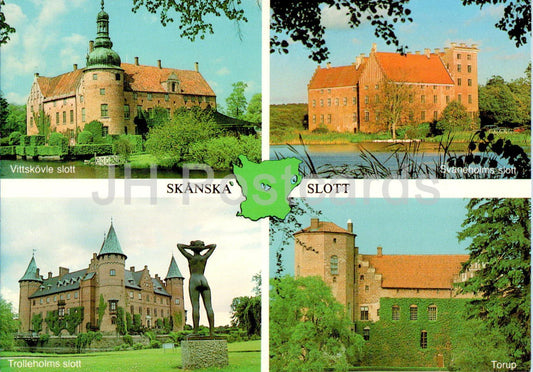 Skanska Slott - Vittskovle - Sofiero - Svaneholm - Trolleholm - Torup - castle - multiview - 581 - Sweden - used