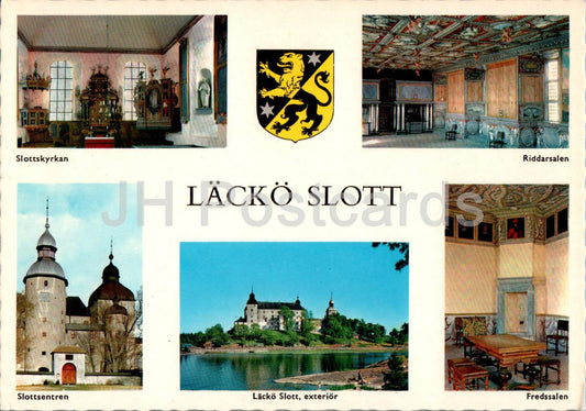 Lacko Slott - Slottskyrkan - Riddarsalen - Fredssalen - Slottsentren - Schloss - Multiview - 393 - Schweden - unbenutzt 
