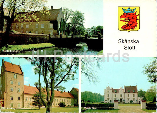 Skanska Slott - Trolle-Ljungby - Backaskog - Vanas Slott - castle - multiview - 922 - Sweden - used