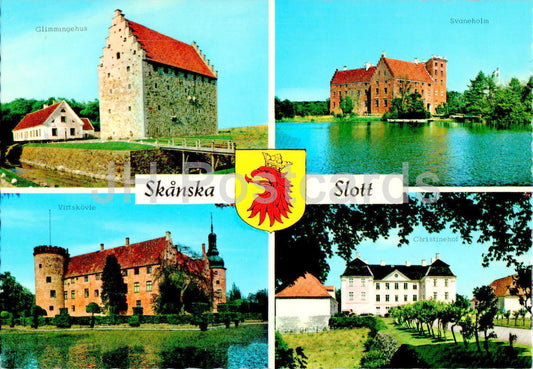 Skanska Slott - Christinehof - Glimmingehus - Vittskovle - Svaneholm - castle - multiview - 569 - Sweden - unused