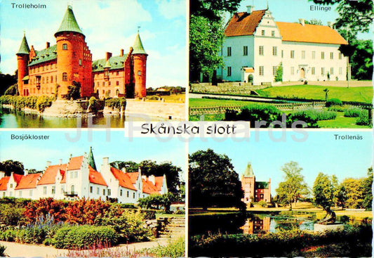 Skanska Slott - Trolleholm - Ellinge - Bosjokloster - Trollenas - château - multiview - 1069 - Suède - inutilisé 