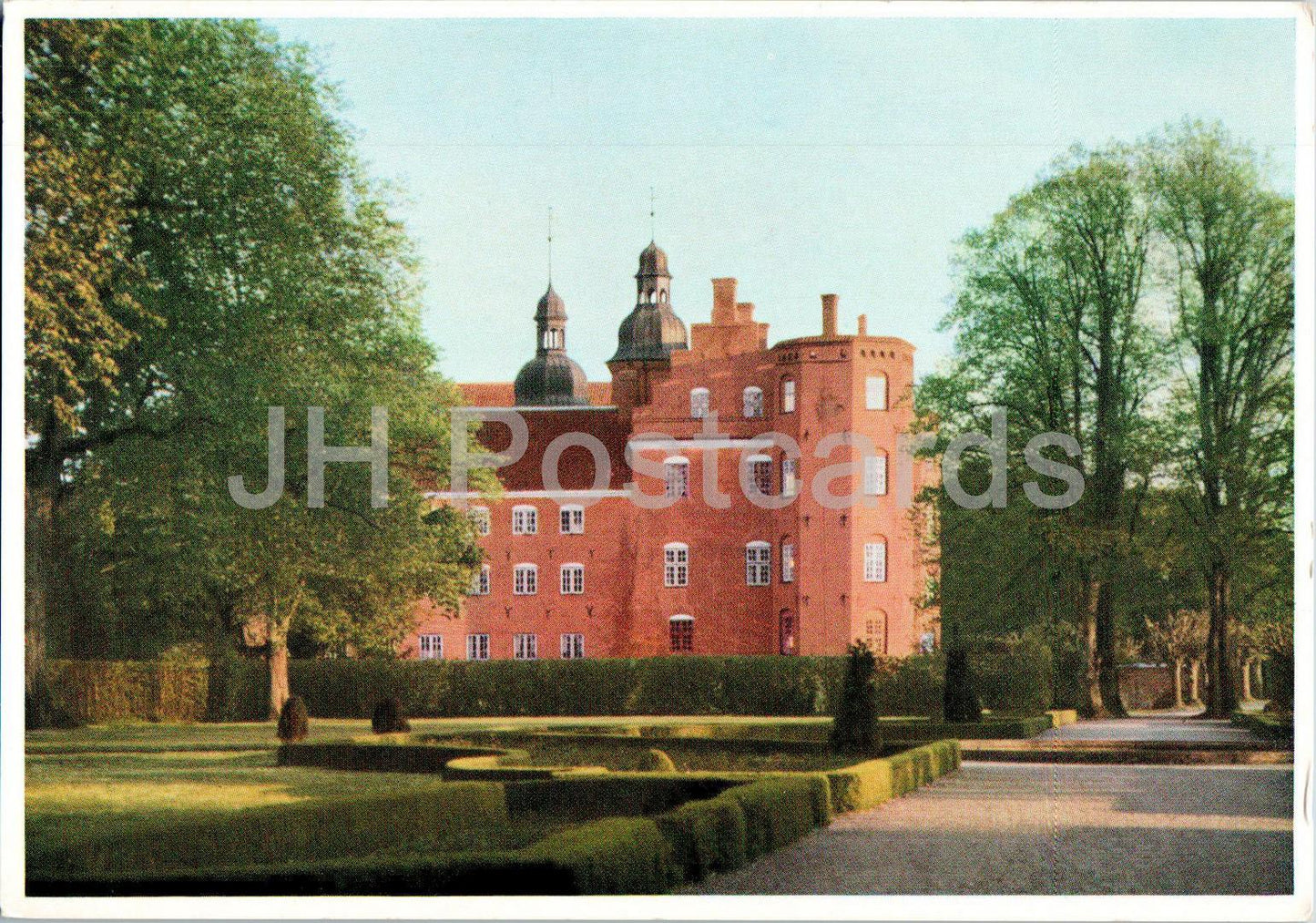 Gammel Estrup - Jyllands Herregardsmuseum - Set fra parken - Jutland Manor Museum - vue depuis le parc - Danemark - inutilisé 