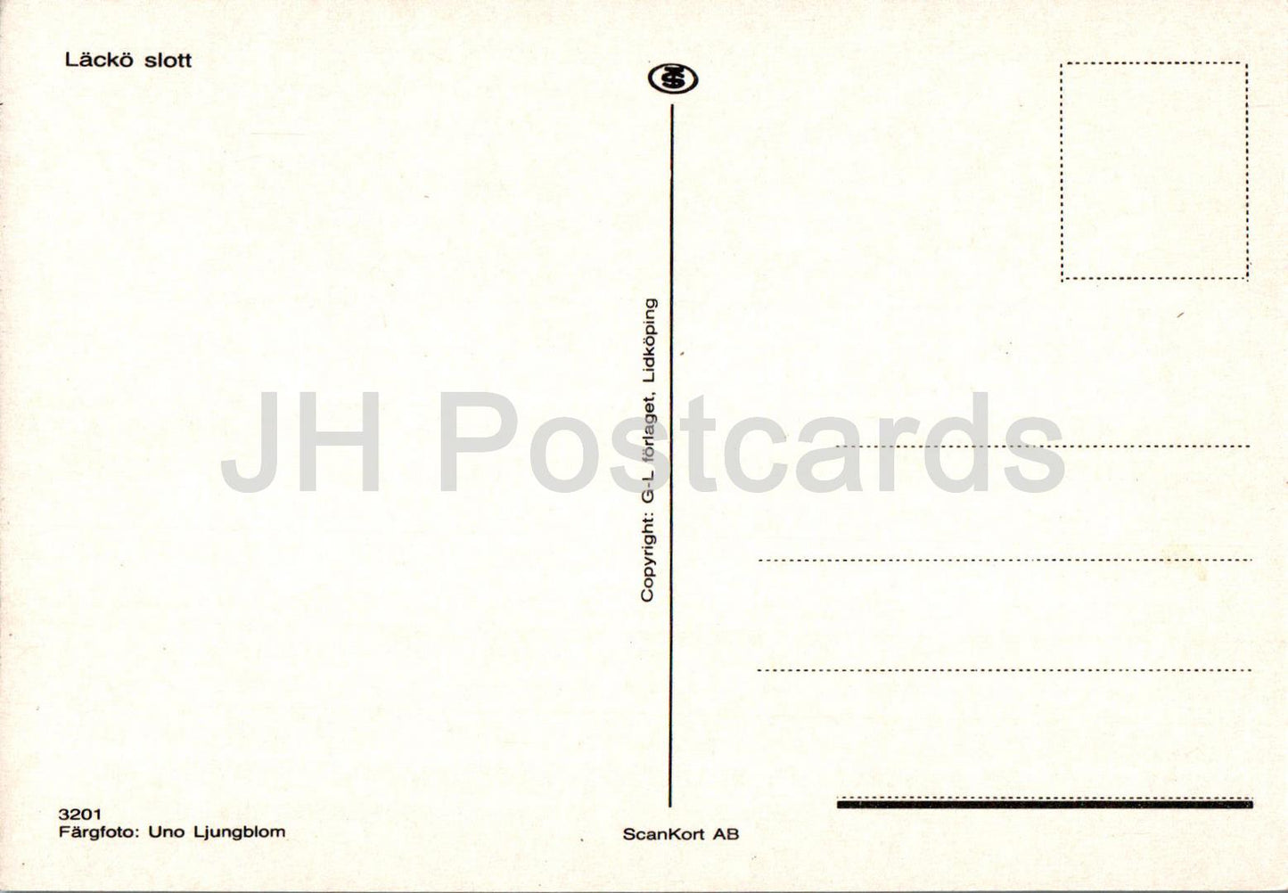 Lacko Slott - château - 3201 - Suède - inutilisé 