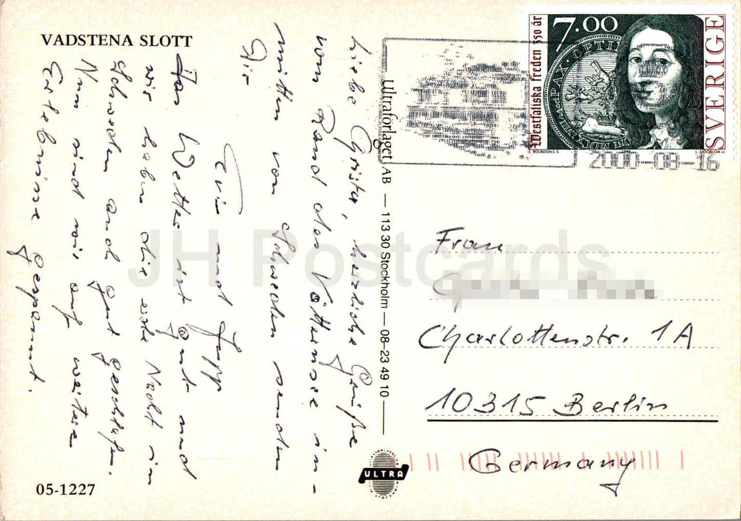 Vadstena Slott - castle - multiview - 1227 - 2000 - Sweden - used