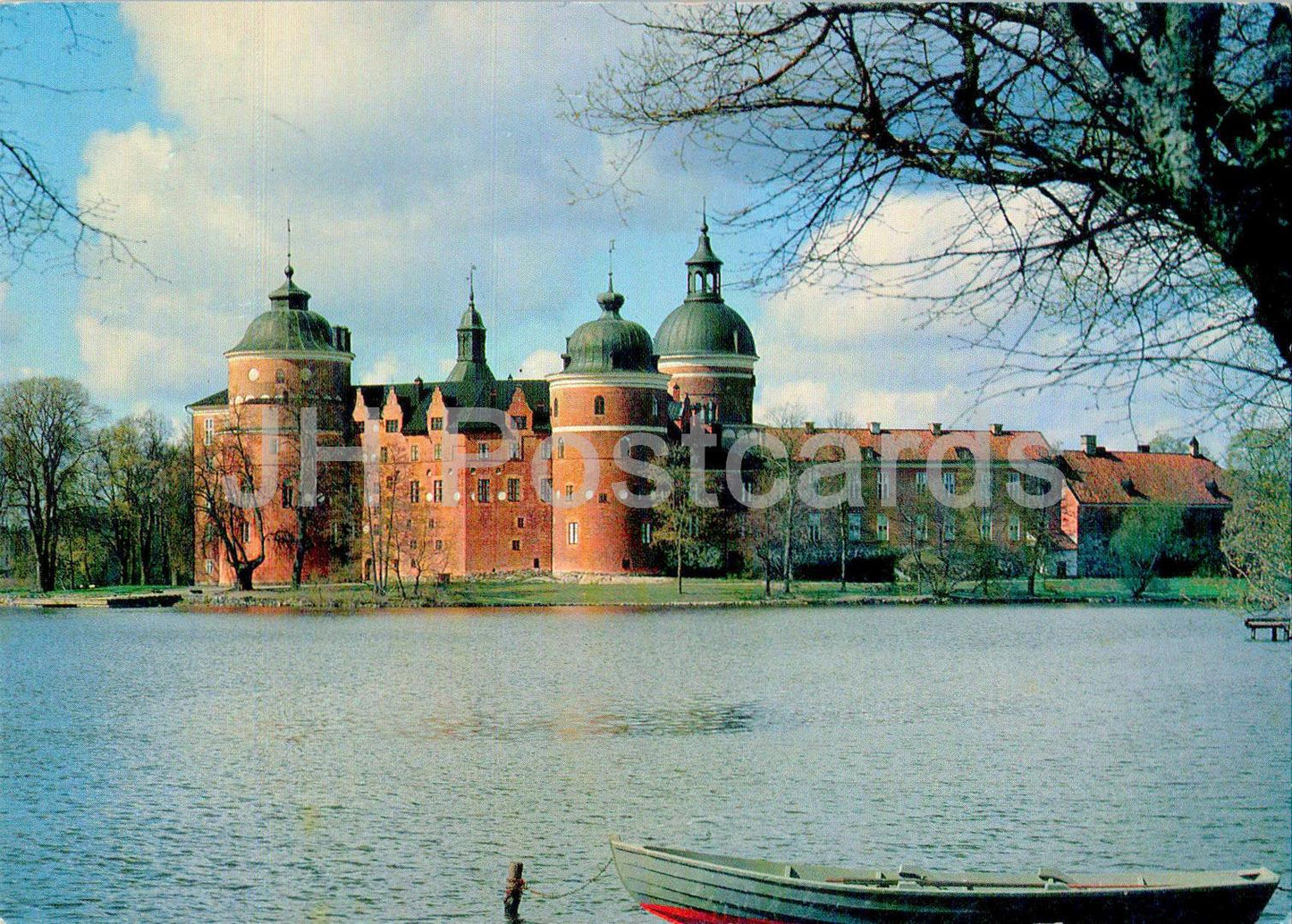 Gripsholms Slott fran Mariefred - château - bateau - 1992 - Suède - d'occasion 