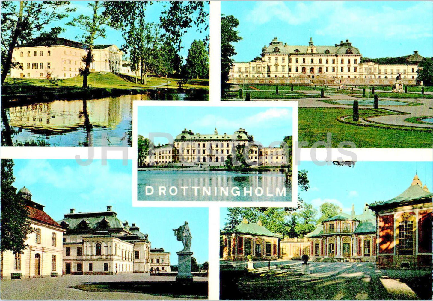 Drottningholm Slott - château - multiview - 95 - Suède - utilisé 