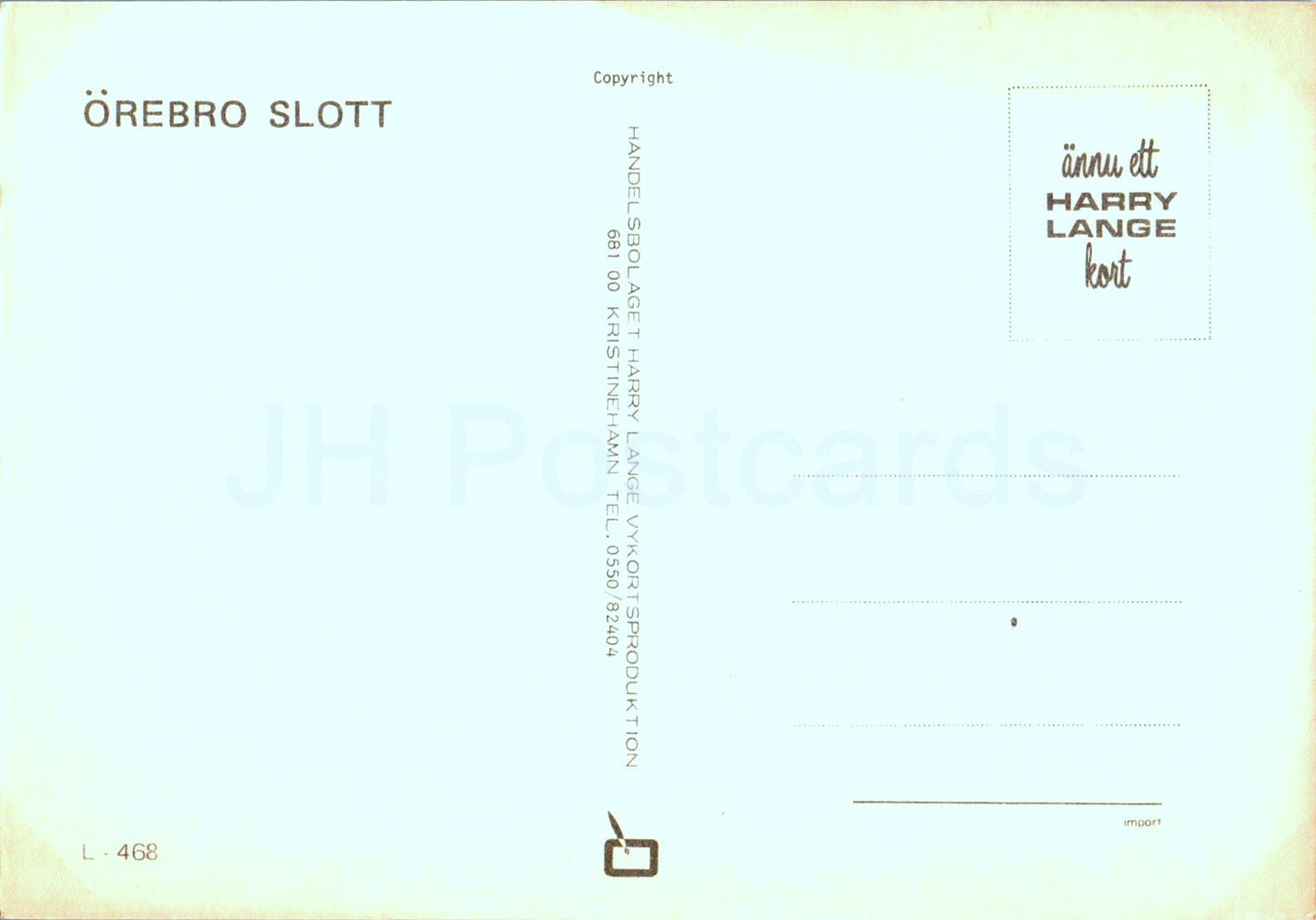 Orebro Slott - castle - 468 - Sweden - unused