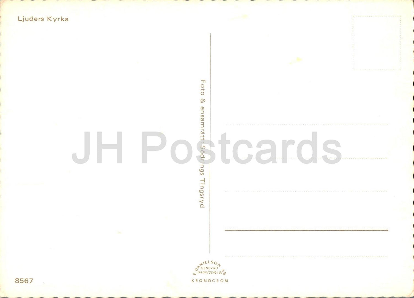 Ljuders kyrka - church - multiview - 8567 - Sweden - unused