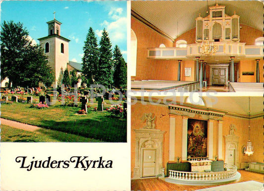 Ljuders kyrka - église - multiview - 8567 - Suède - inutilisé 