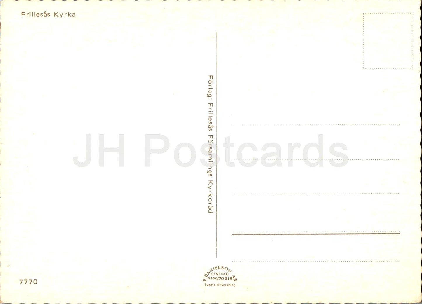Frillesas kyrka - church - 7770 - Sweden - unused