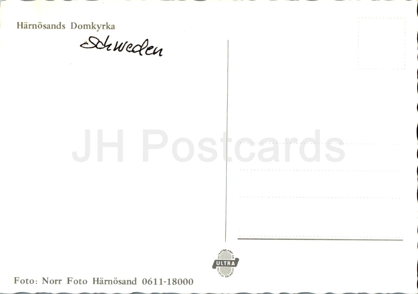 Harnosands Domkyrka - cathédrale - Suède - occasion 