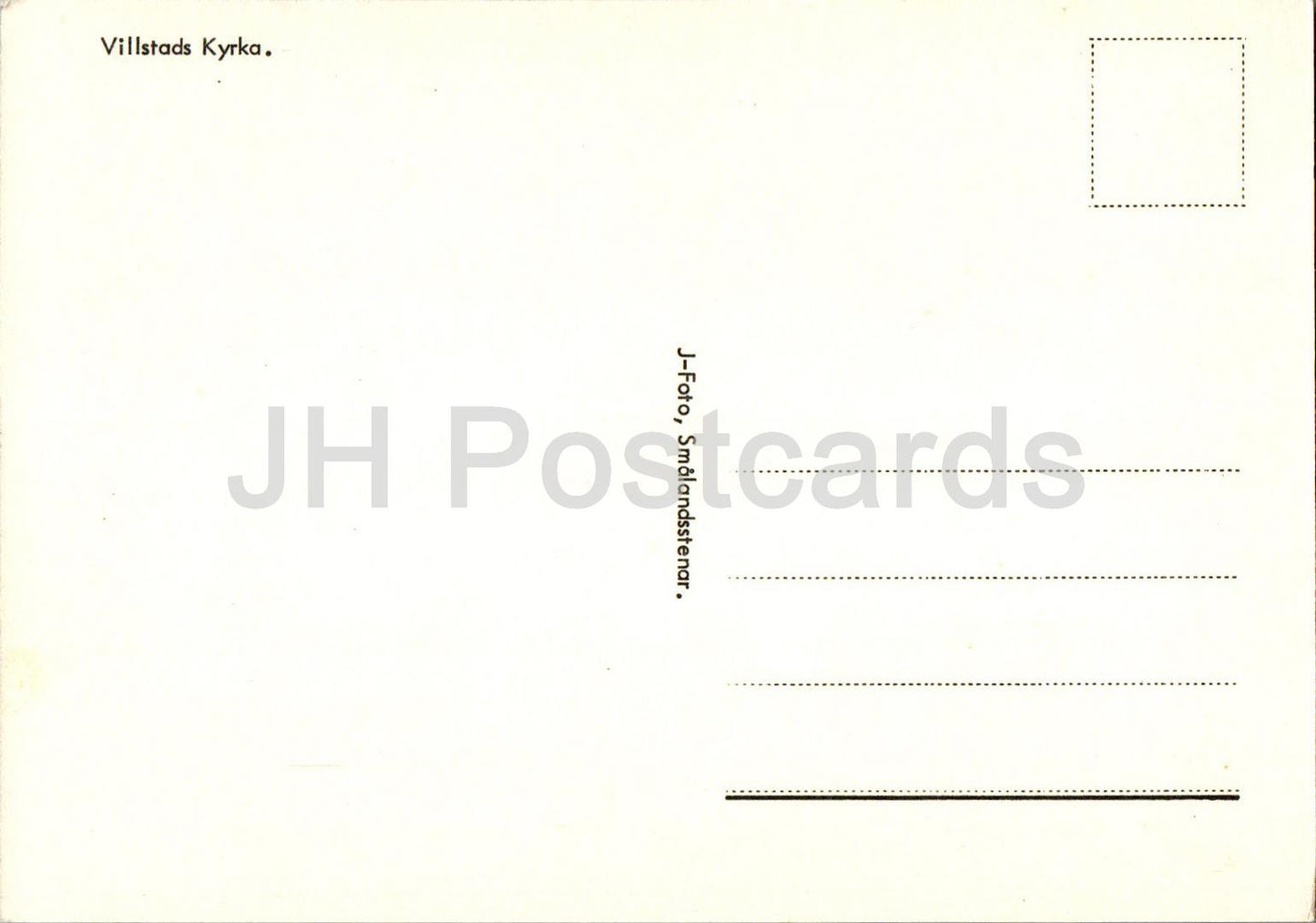 Villstads kyrka - church - Sweden - unused