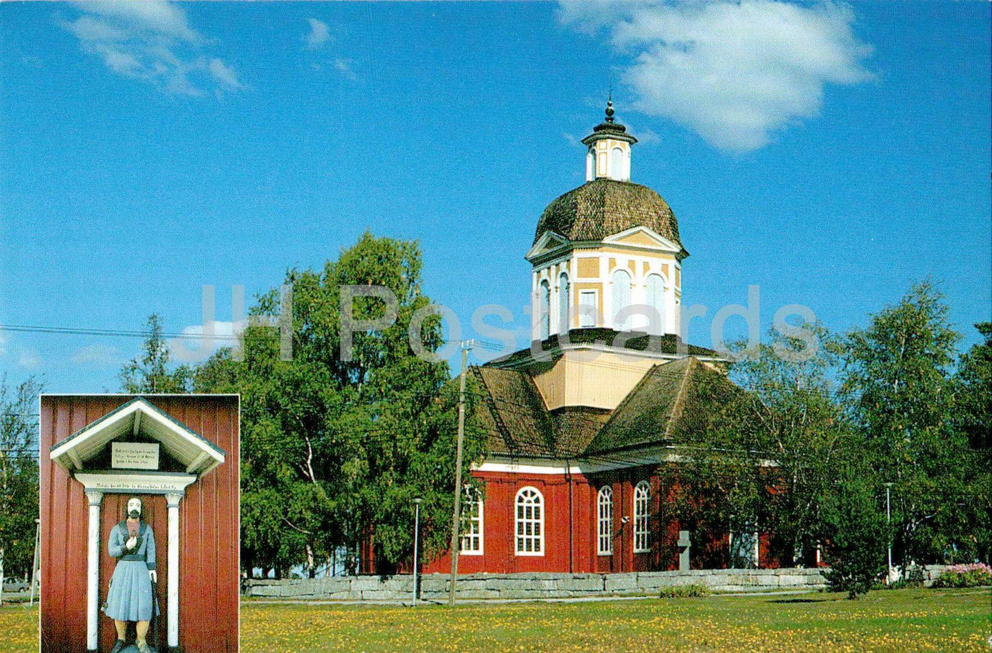 Larsmo kyrka - Luodon kirkko - église - Finlande - occasion 