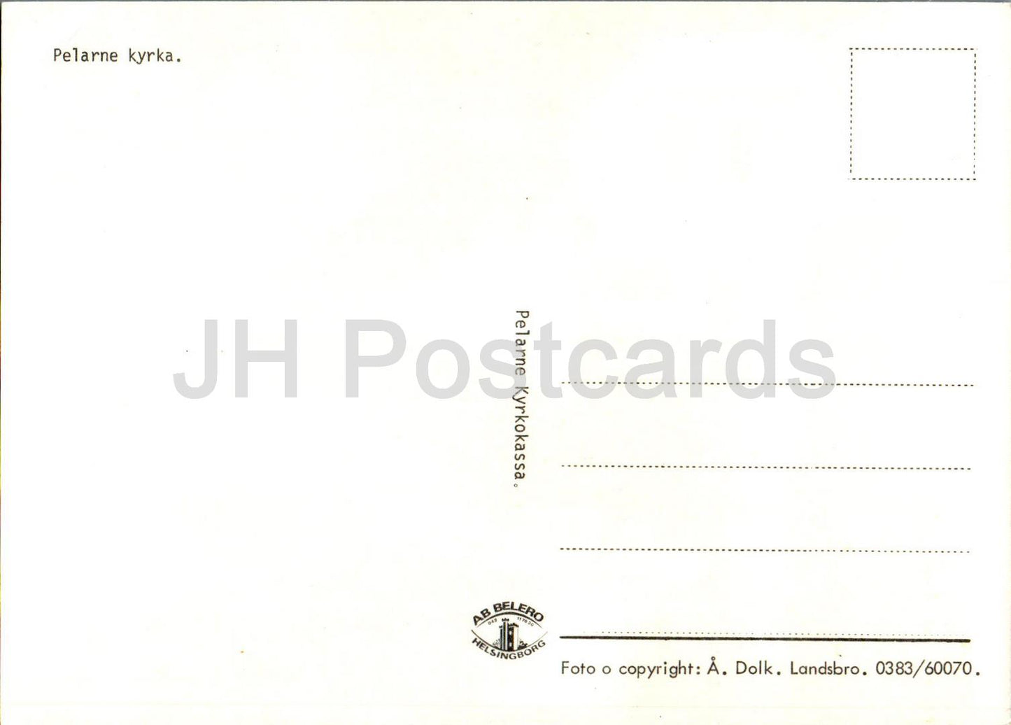 Pelarne Kyrka - église - 60070 - Suède - inutilisé 
