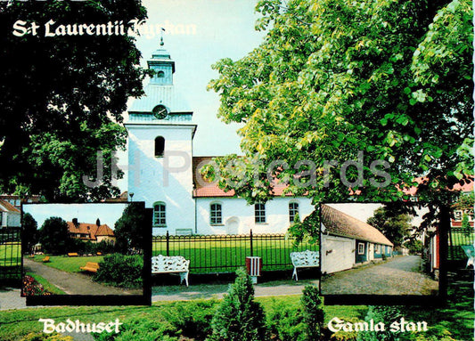 Gamla Stan - Falkenberg - St Laurentii Kyrkan - Badhuset - old town - church - 586 - Sweden - unused