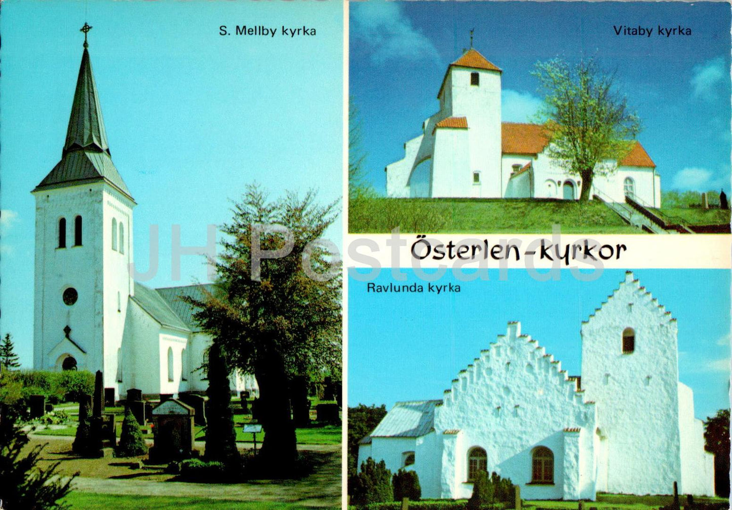 Osterlen Kyrkor - S Mellby - Vitaby - Ravlunda Kyrka - church - multiview - 1121 - Sweden - unused