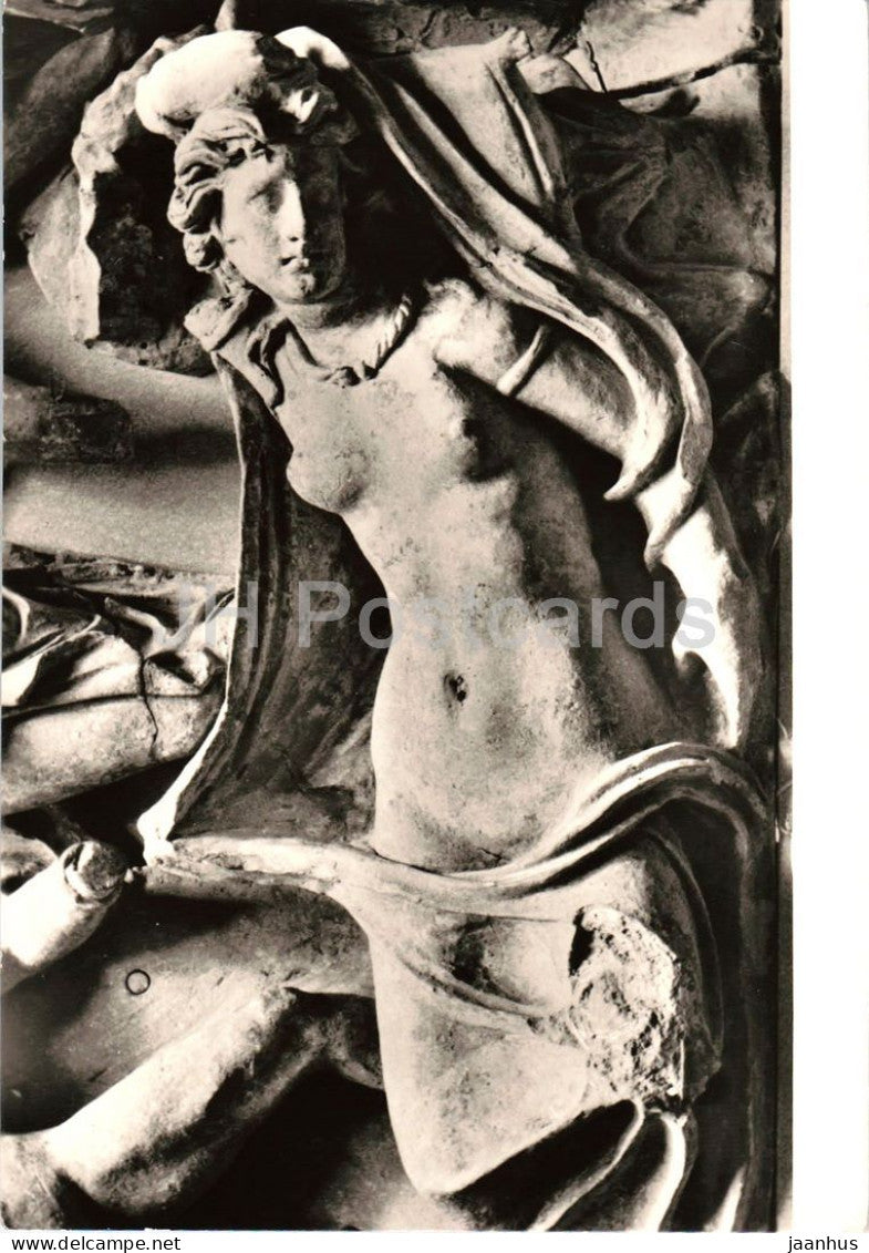 Etruscan sculpture - Sleeping Ariadne - Schlafende Ariadne - ancient world - Die Meister Nr. 3168 - Germany - unused - JH Postcards