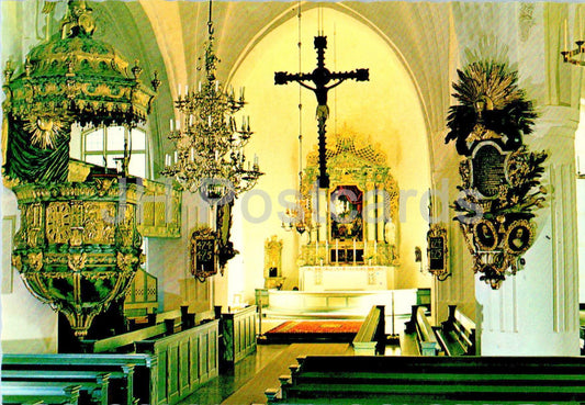 Leksands Kyrka - Leksand - intérieur - Dalarna - église - 292 - Suède - inutilisé 