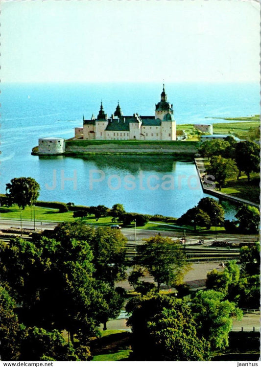 Kalmar Slott - Utsikt fran Vattentornet - castle - 2104 - 1993 - Sweden - used - JH Postcards