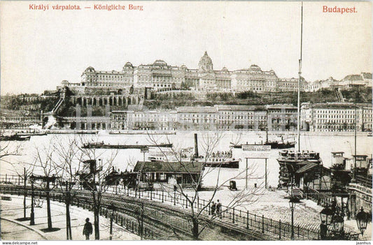 Budapest - Kiralyi varpalota - Konigliche Burg - Royal Palace - Royal Castle - REPRODUCTION ! - Hungary - unused - JH Postcards