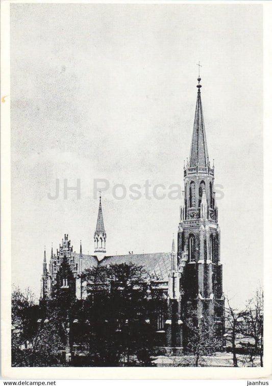 Mechtal OS. - Kreuzkirche - Church of the Holy Cross - Schlesien - Silesia - old postcard - Poland - unused - JH Postcards