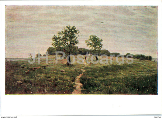 painting by A. Vasnetsov - Gray day - Russian art - 1955 - Russia USSR - unused - JH Postcards