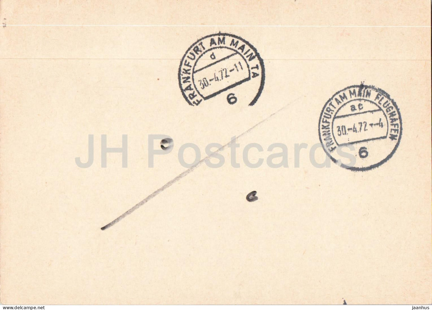 Durch Eilboten Expres - Hessischer Rundfunk - Guten abend Nachbarn - 5 - postal stationery - 1972 - Austria - used