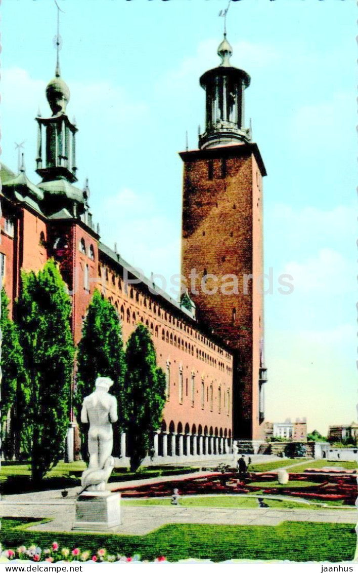 Stockholm - Stadshuset - City Hall - 54/7 - Sweden - unused - JH Postcards
