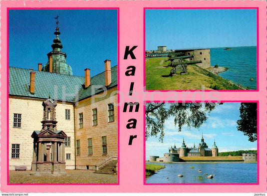 Kalmar Slott - castle - multiview - 5849 - 1993 - Sweden - used - JH Postcards