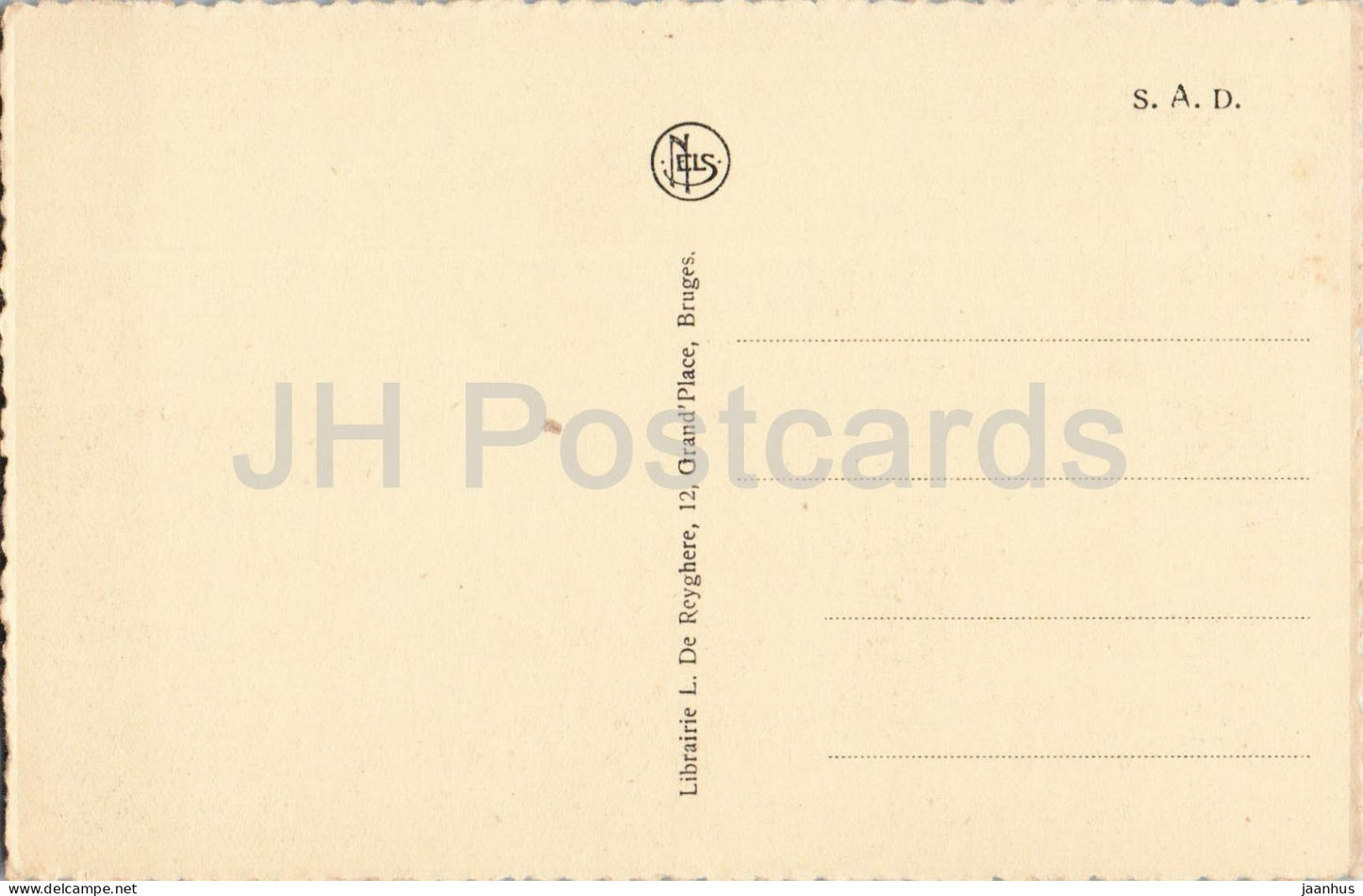 Bruges - Brugge - Coin de la Grand'Place - Carte postale ancienne - Belgique - Non utilisée 