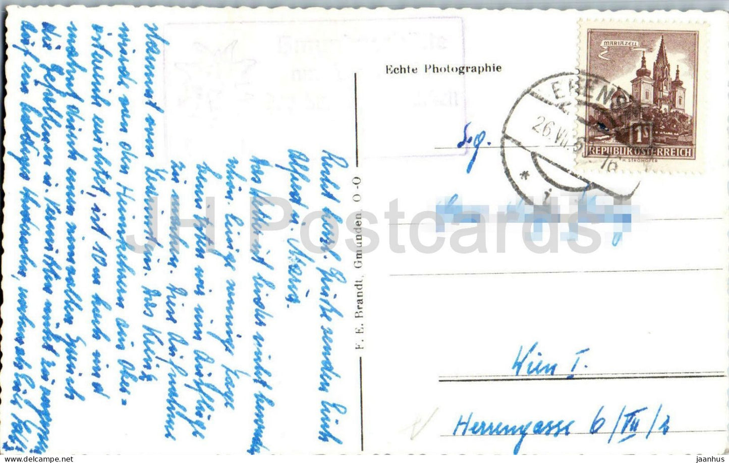 Traunstein 1691 m Croix sommitale - sommet - croix - montagnes - Alpes - 11522 - années 1960 - Autriche - utilisé