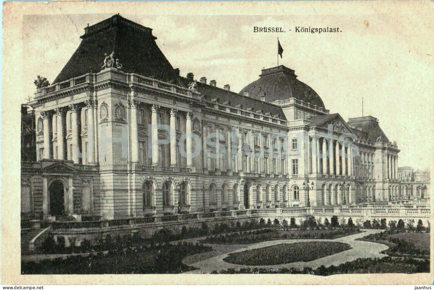 Brussel - Bruxelles - Konigspalast - Royal Palace - old postcard - Belgium - used - JH Postcards
