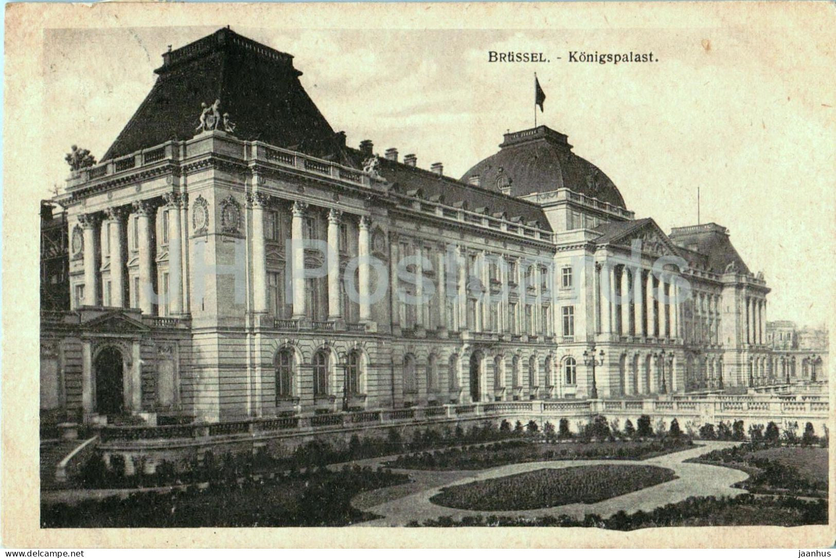 Brussel - Bruxelles - Konigspalast - Royal Palace - old postcard - Belgium - used - JH Postcards