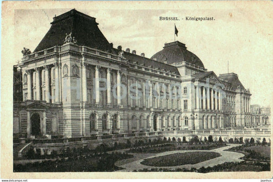 Brussel - Bruxelles - Konigspalast - Royal Palace - old postcard - Belgium - used - JH Postcards