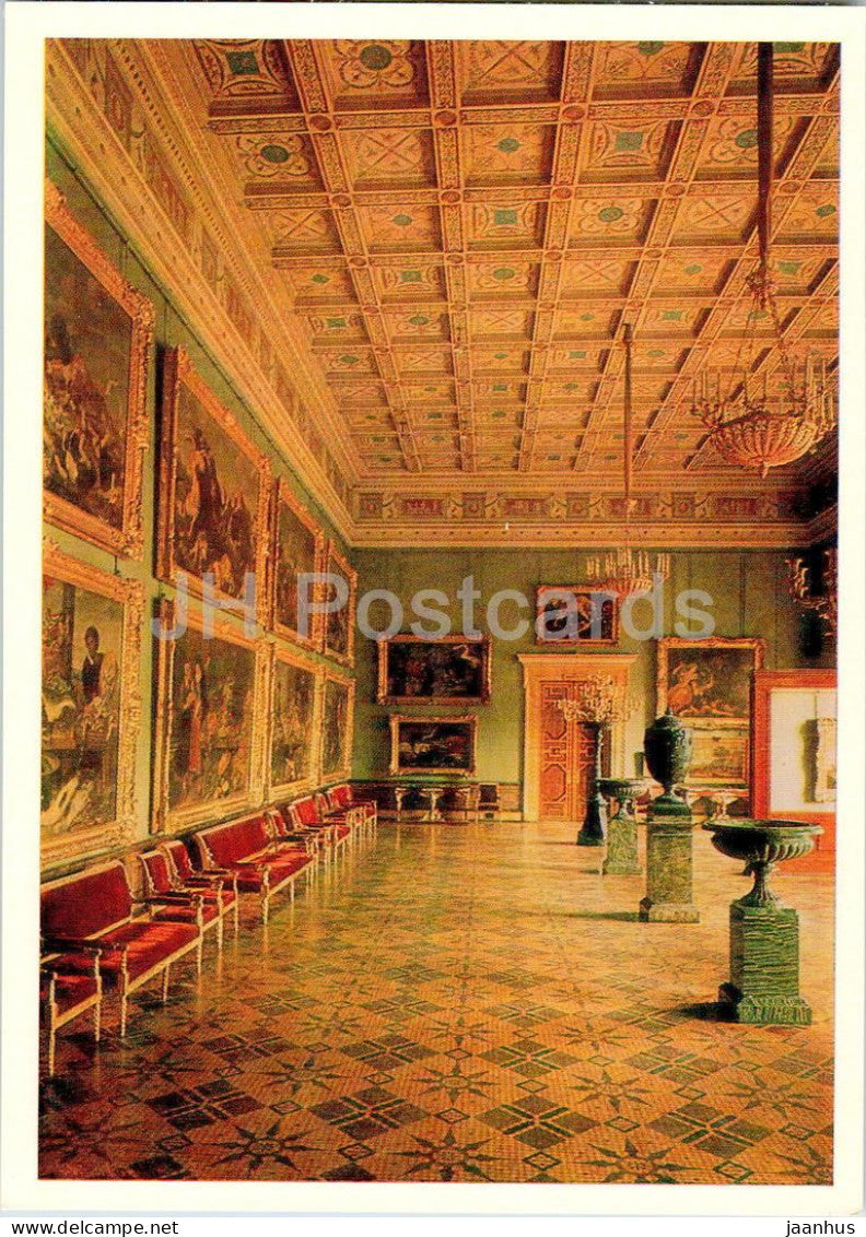 Leningrad - St Petersburg - The Snyders Room in the New Hermitage - museum - 1984 - Russia USSR - unused - JH Postcards