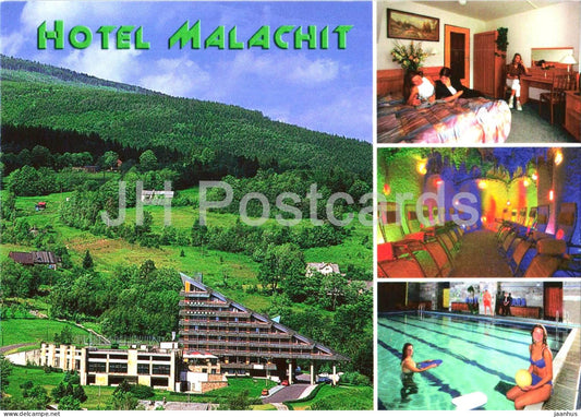Swieradow Zdroj - Hotel Malachit - spa hotel - mountain resort - interior pool - 2006 - Poland - used - JH Postcards