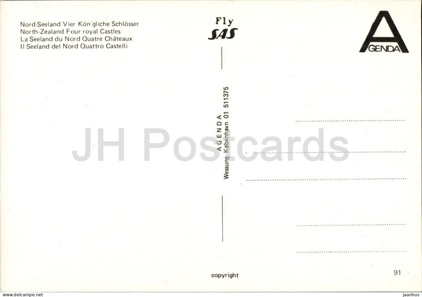 Nord Seeland - North Zealand Four royal castles - castle - multiview - 91 - Denmark - unused