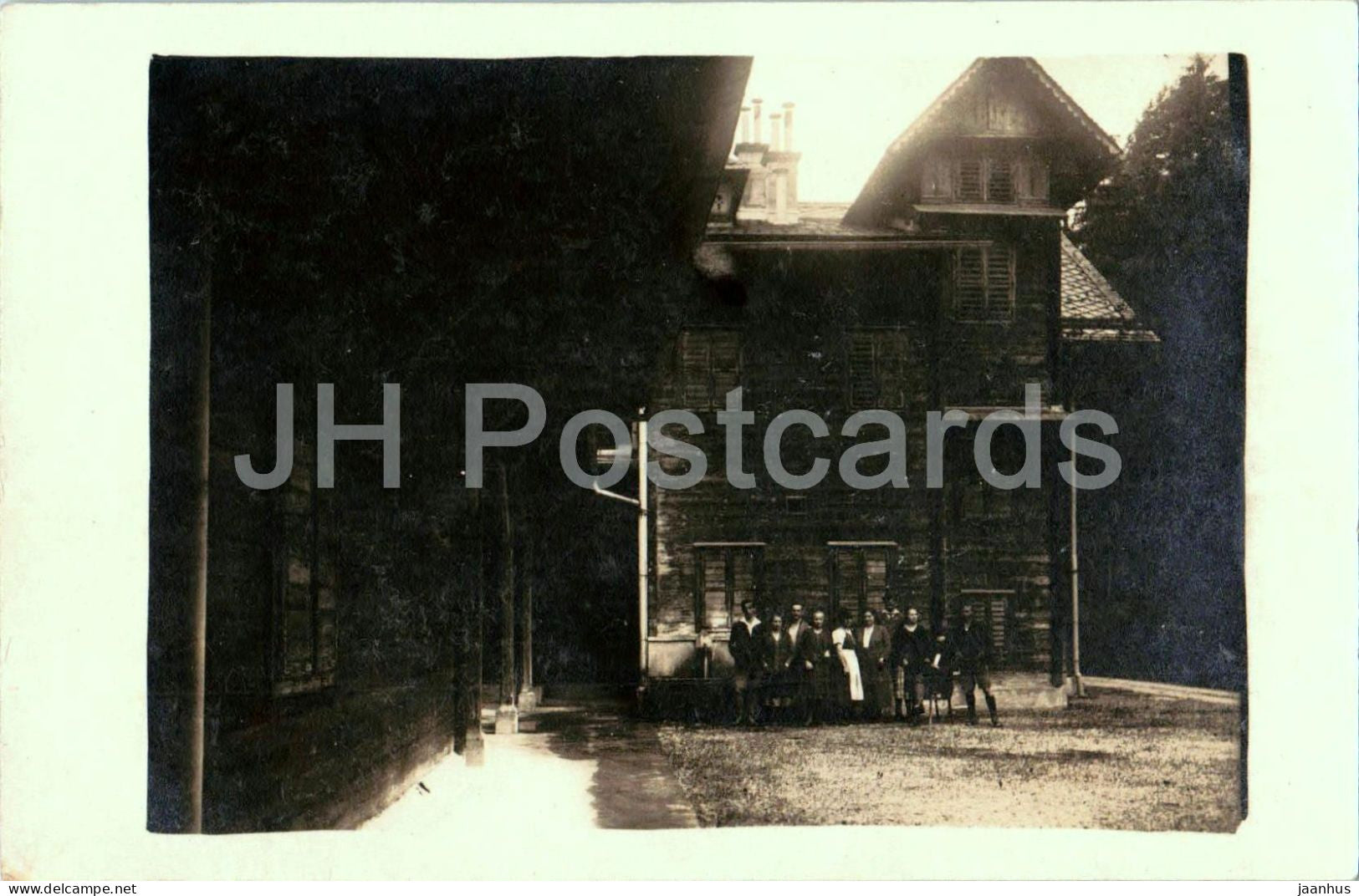 Almsee - Jagdschloss des Herzog von Cumberland - Pfingstpartie - Hunting Lodge - old postcard - 1924 - Austria - used - JH Postcards