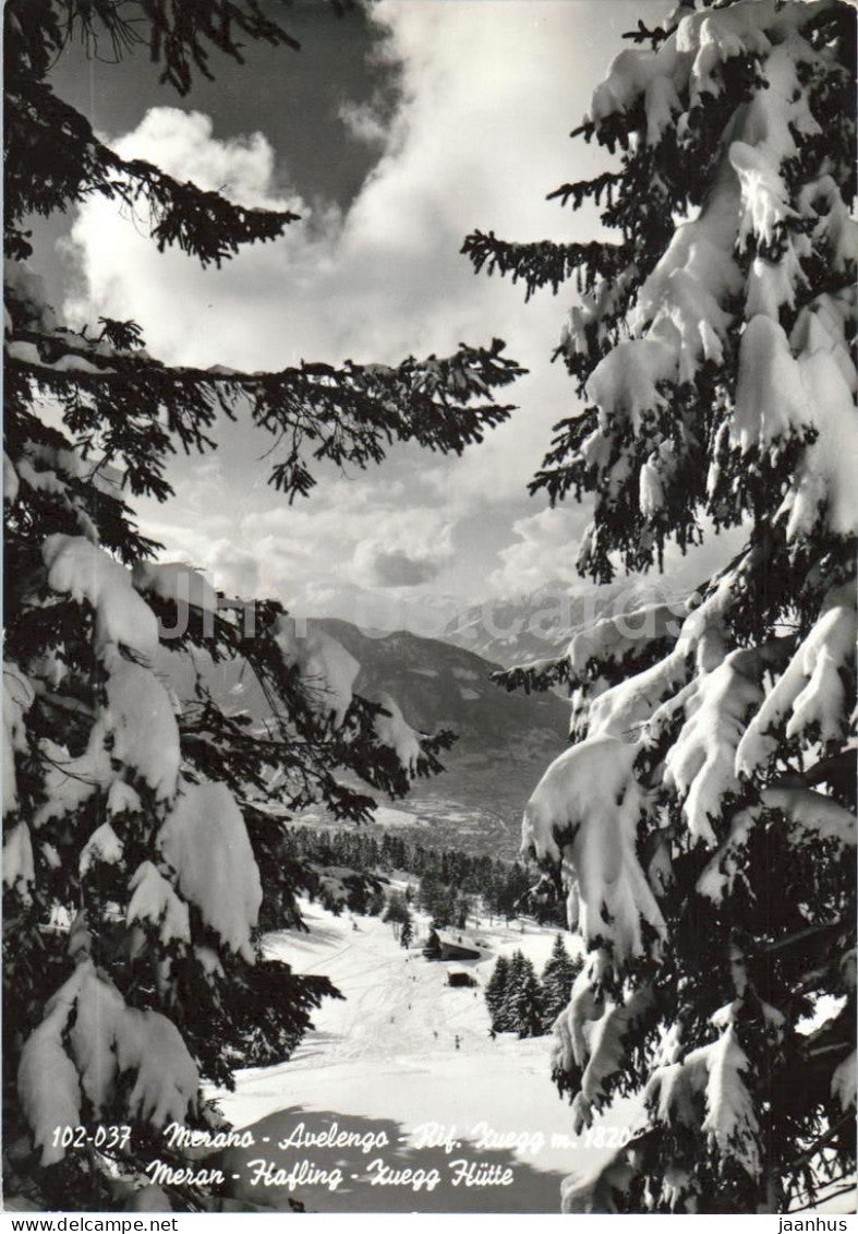 Merano - Avelengo - Zwegg Hutte - Meran - Hafling - Alps - mountains - 102-037 - 1962 - Italy - used - JH Postcards