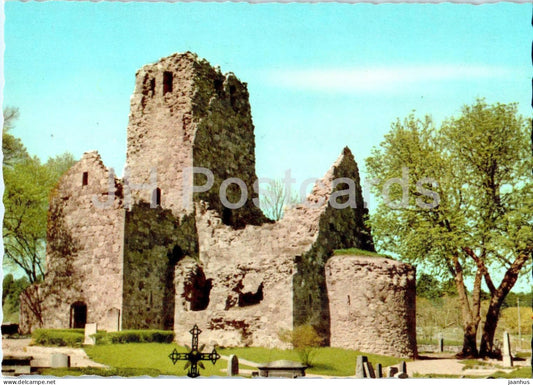 Sigtuna - St Olofs Ruin - ruins - 2334 - Sweden - unused - JH Postcards