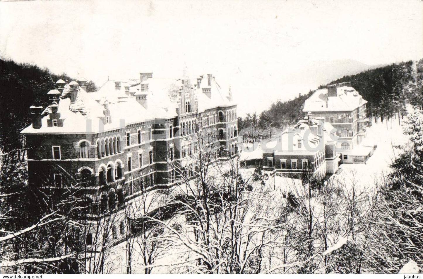 Heilanstalt Alland - sanatorium - 88535 - old postcard - Austria - used - JH Postcards