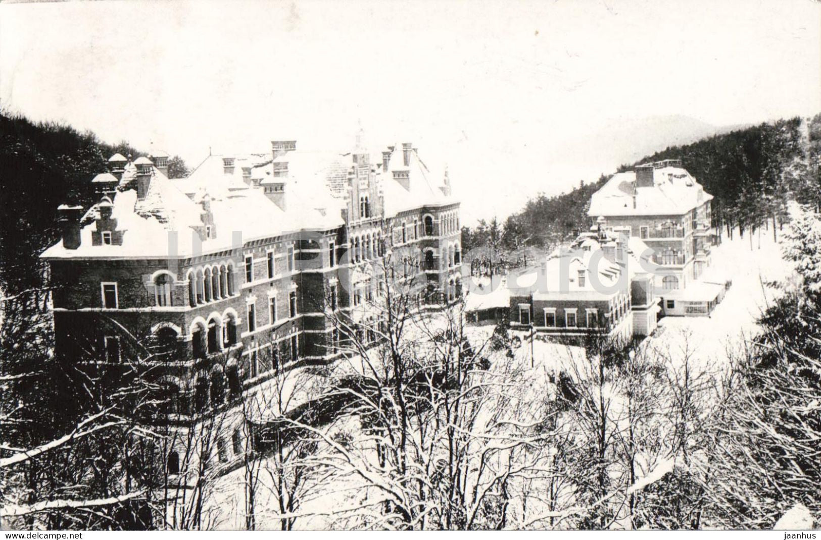 Heilanstalt Alland - sanatorium - 88535 - old postcard - Austria - used - JH Postcards