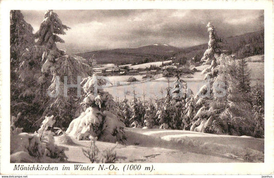 Monichkirchen im Winter - No. 3212 - old postcard - Austria - unused - JH Postcards